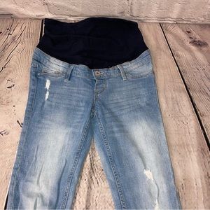H&M ankle skinny maternity jeans size 4